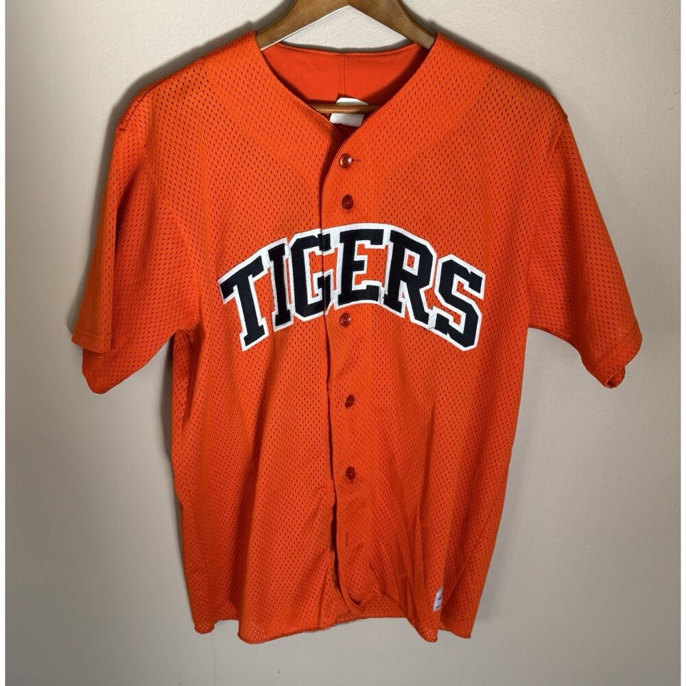 Detroit Tigers Orange #15 Jersey Southland Manufacturing - Made In USA Medium